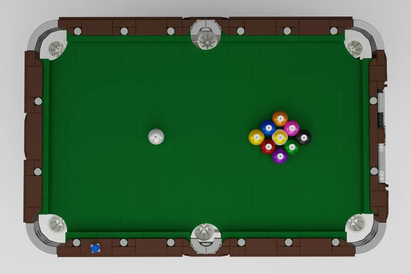 Vintage Billiards Table LEGO® Ideas Project Reaches 10,000 Supporters (10000) — vintage billiards table legor ideas projec…