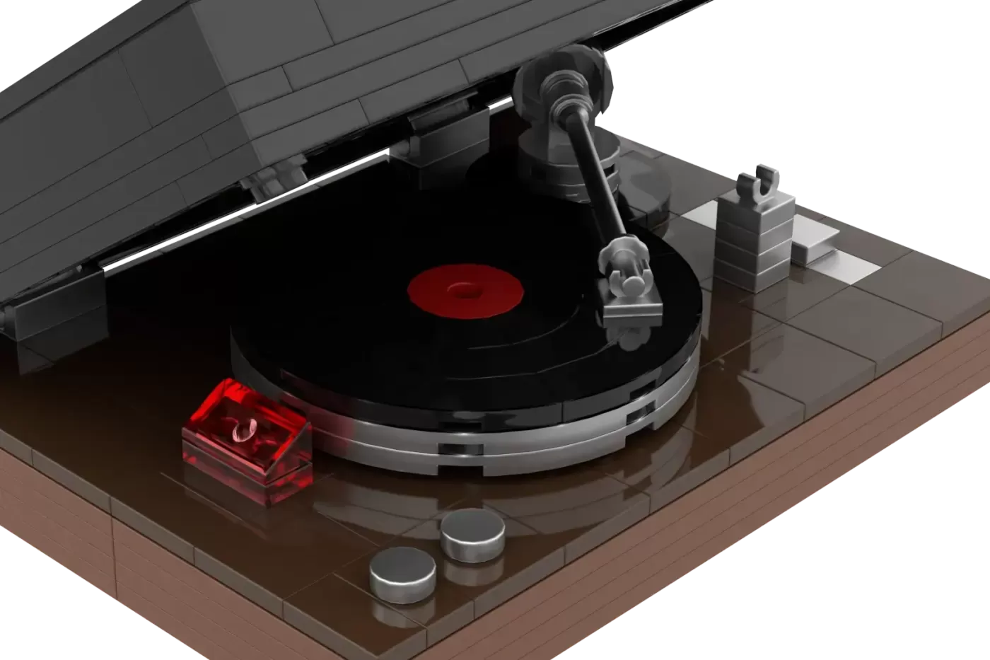 Vinyl Record Player LEGO® Ideas Project Hits 10,000 Supporters (10000) ,  vinyl record player legor ideas project hits supp…