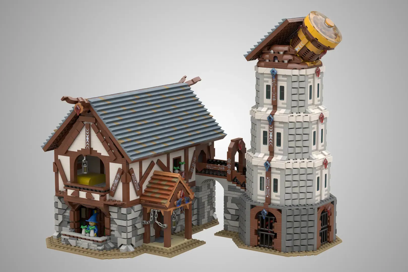 Wizard's Observatory Hits LEGO® Ideas - 4,876 Pieces With Tentacles in the Dungeon